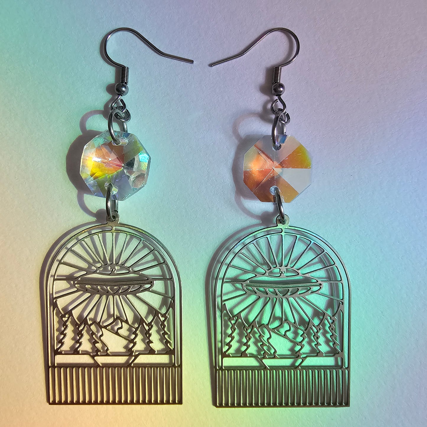 UFO Suncatcher Earrings