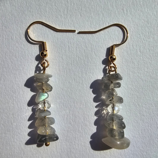 Ladrodite Chip Bead Earrings