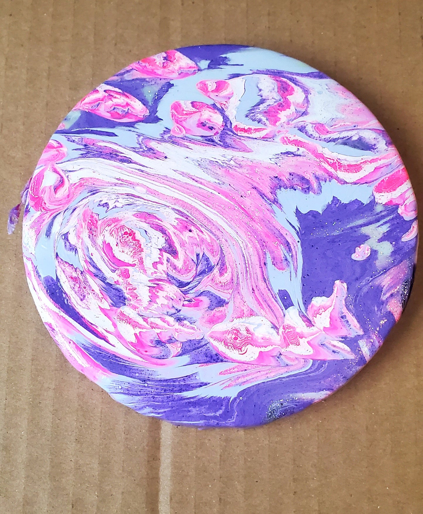 Custom Channeled Circle Painting