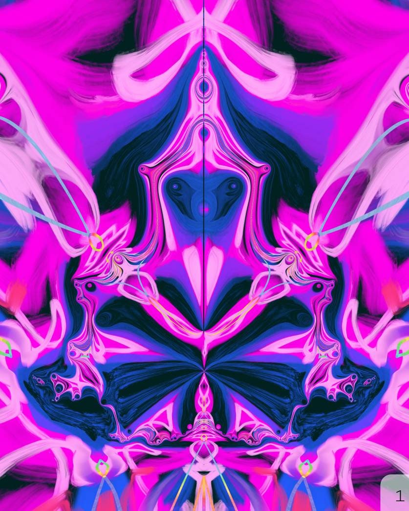 Floral DMT 5 Paper/Metal/Canvas Prints