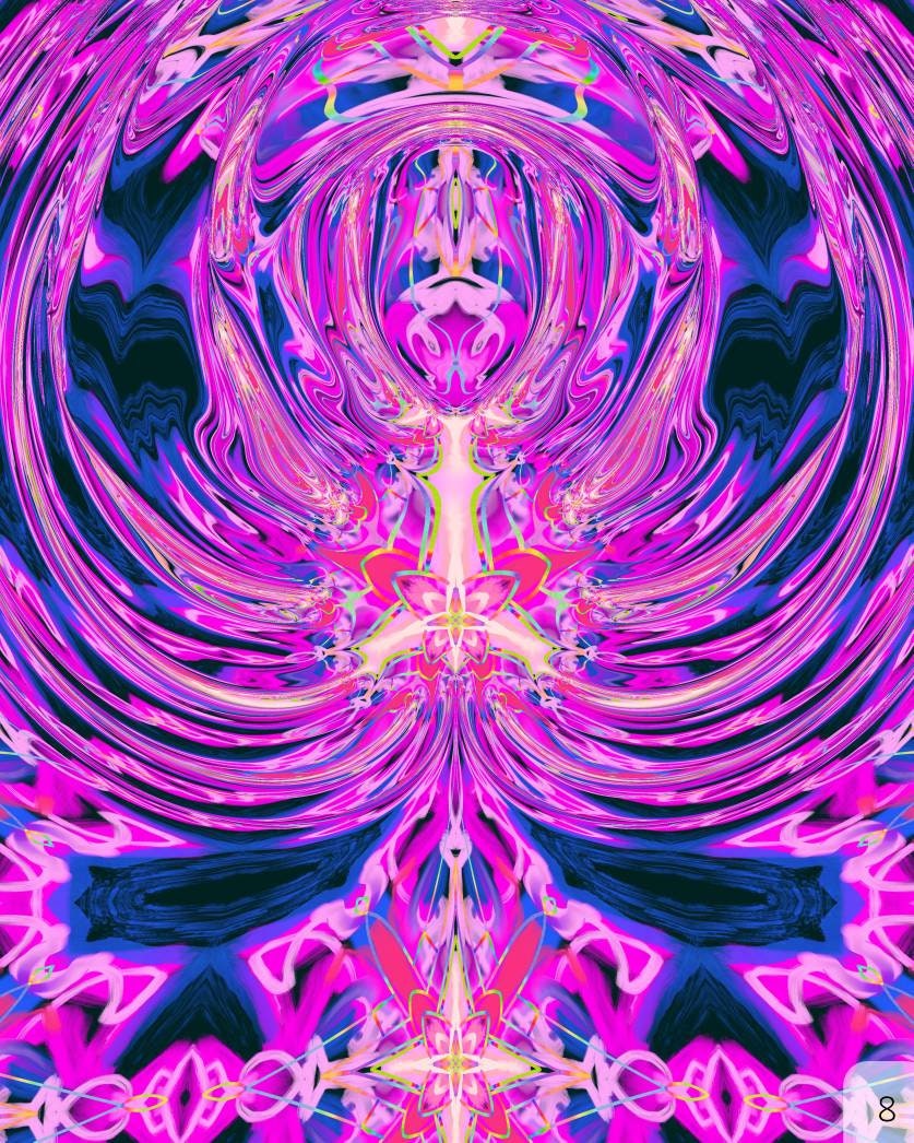 Floral DMT 5 Paper/Metal/Canvas Prints