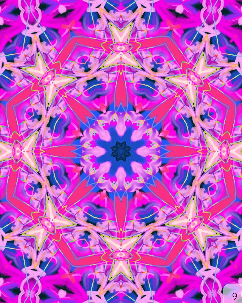 Floral DMT 2 Paper/Metal/Canvas Prints