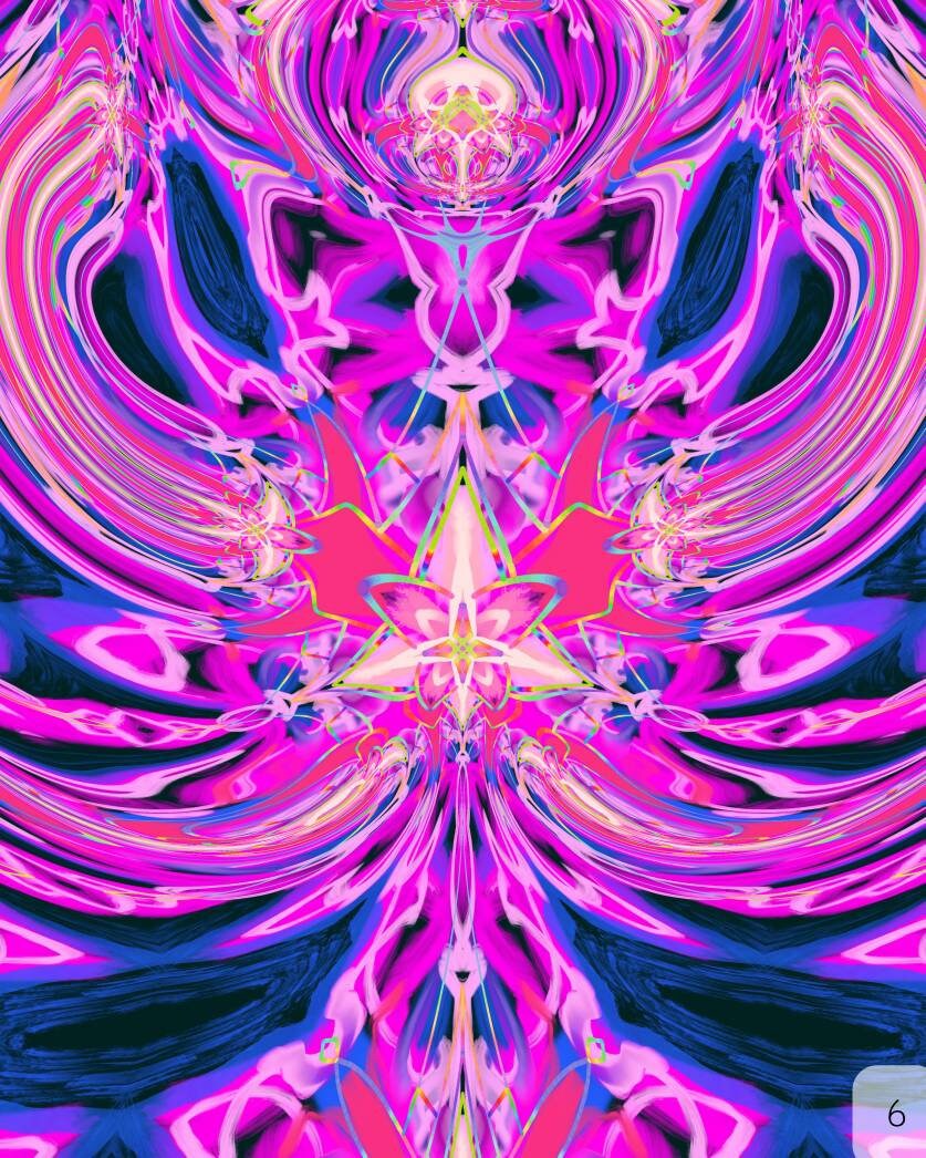 Floral DMT 5 Paper/Metal/Canvas Prints